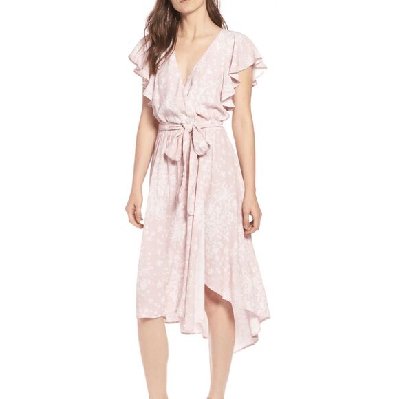 McGuire Dresses & Skirts - McGuire NWD Bassinger Faux Wrap Dress, Pink White Floral, Size Small, MSRP $278